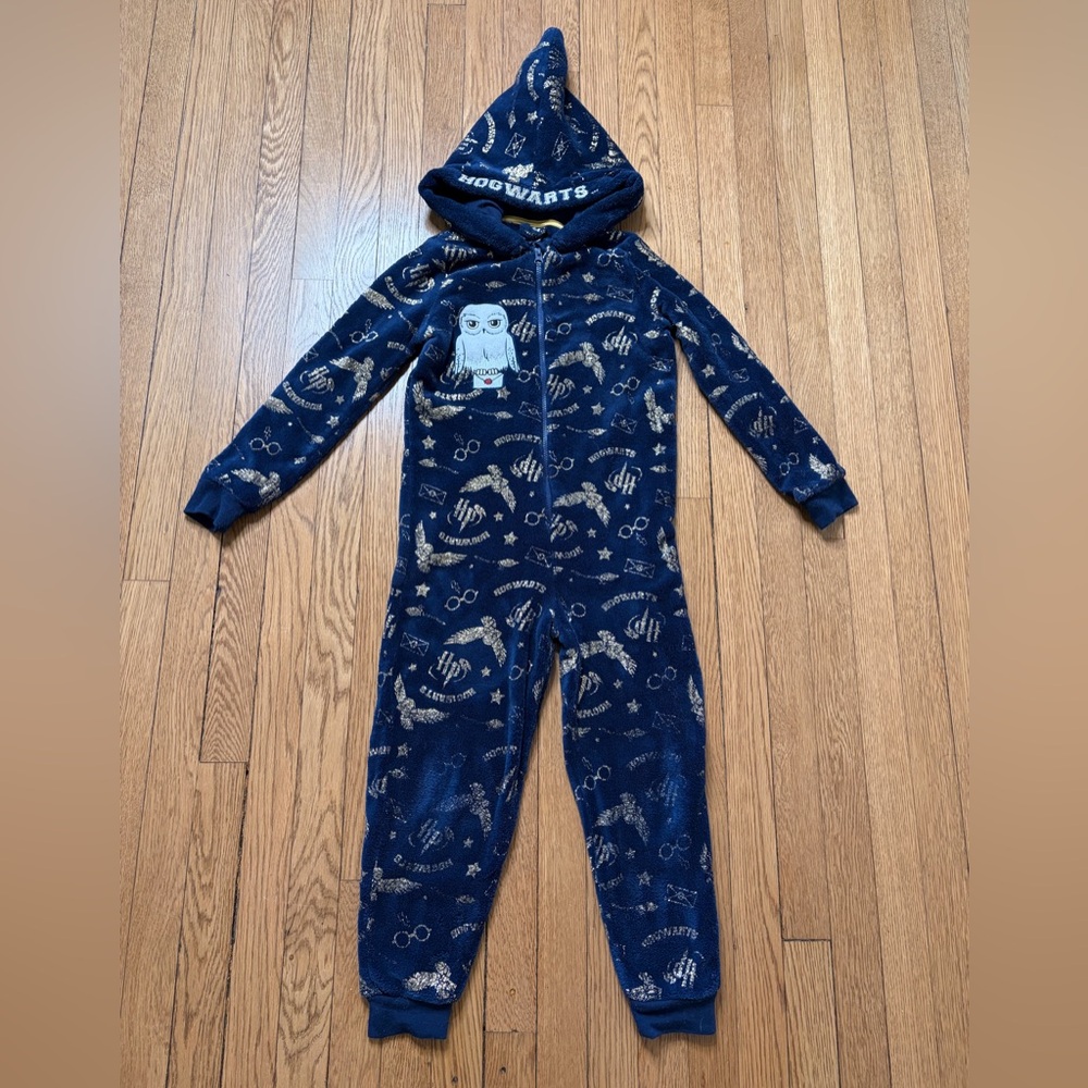 Warner Bros. Dark Blue Hogwarts, HARRY POTTER Kids Footie